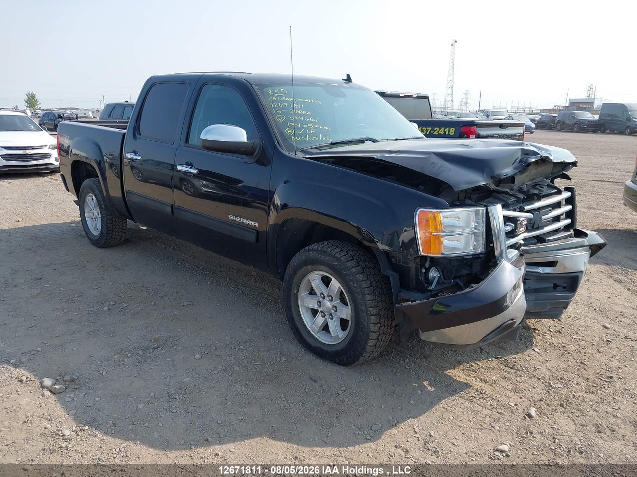 3GTP2VE70DG379661 · 2013 GMC SIERRA K1500 SLE