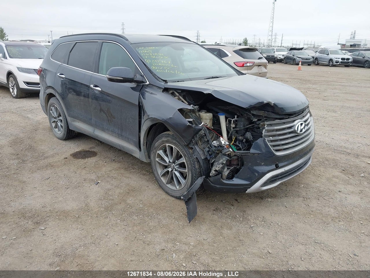 KM8SNDHF5HU192767 · 2017 HYUNDAI SANTA FE SE/LIMITED