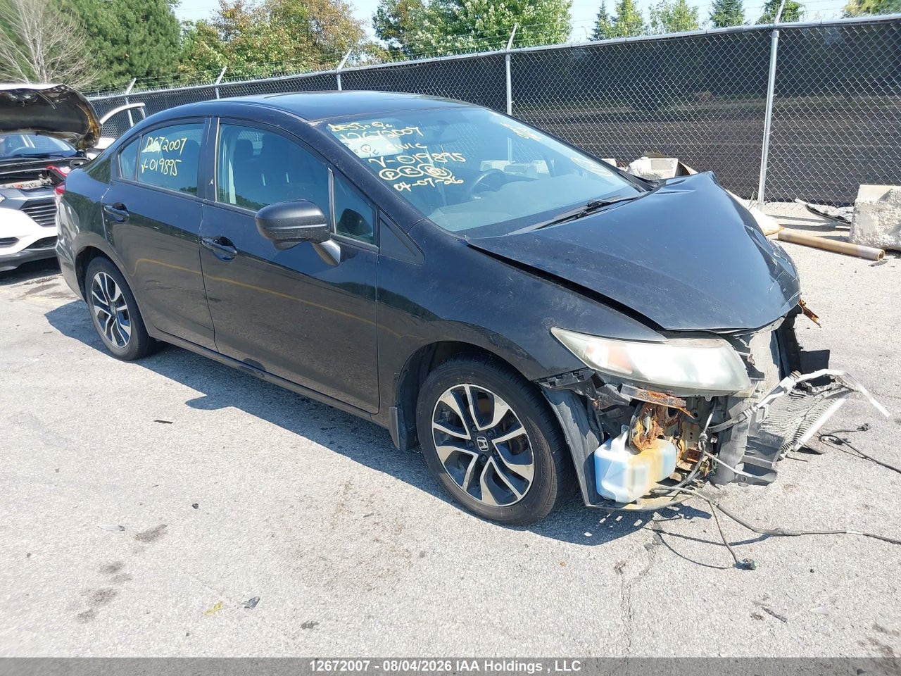2HGFB2F57FH019895 · 2015 HONDA CIVIC LX