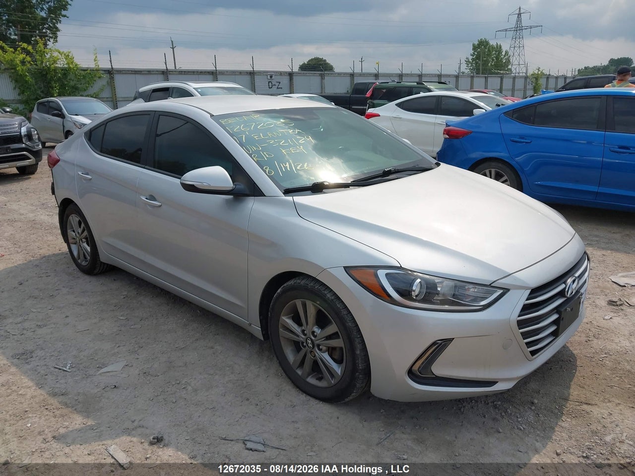 KMHD84LF8HU321124 · 2017 HYUNDAI ELANTRA