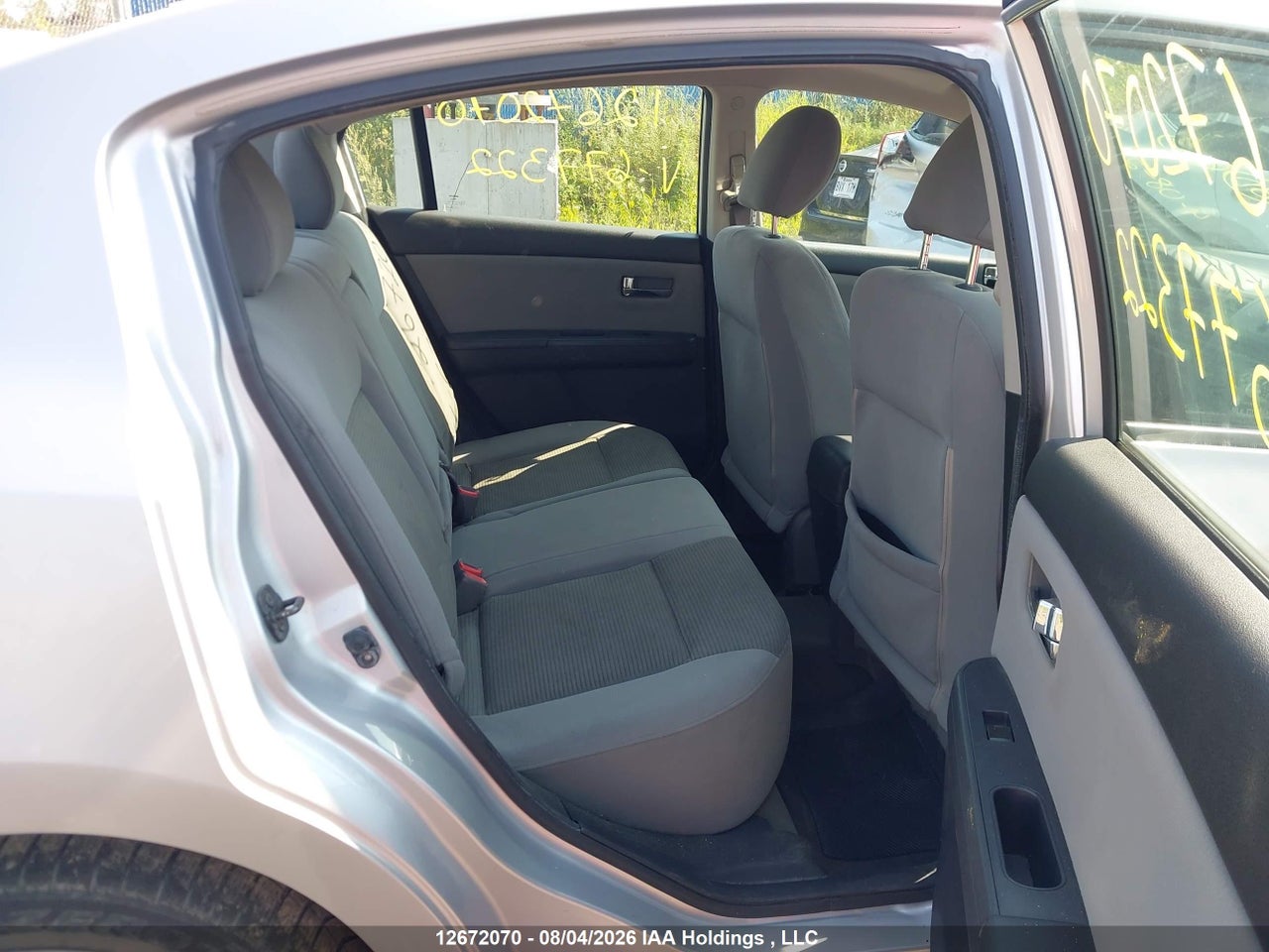 3N1AB6AP8CL677322 · 2012 NISSAN SENTRA 2.0 S · 8/20