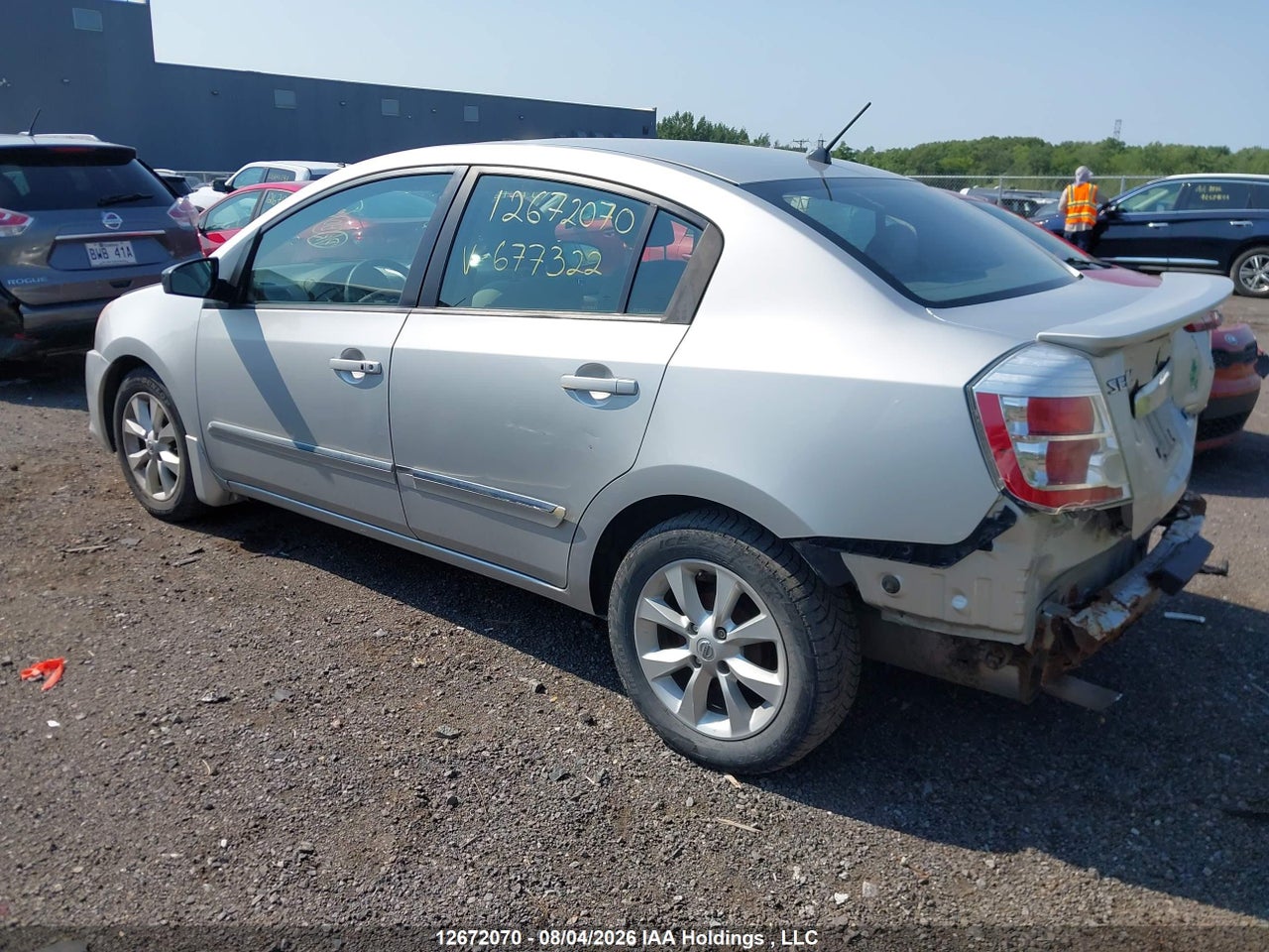 3N1AB6AP8CL677322 · 2012 NISSAN SENTRA 2.0 S · 3/20