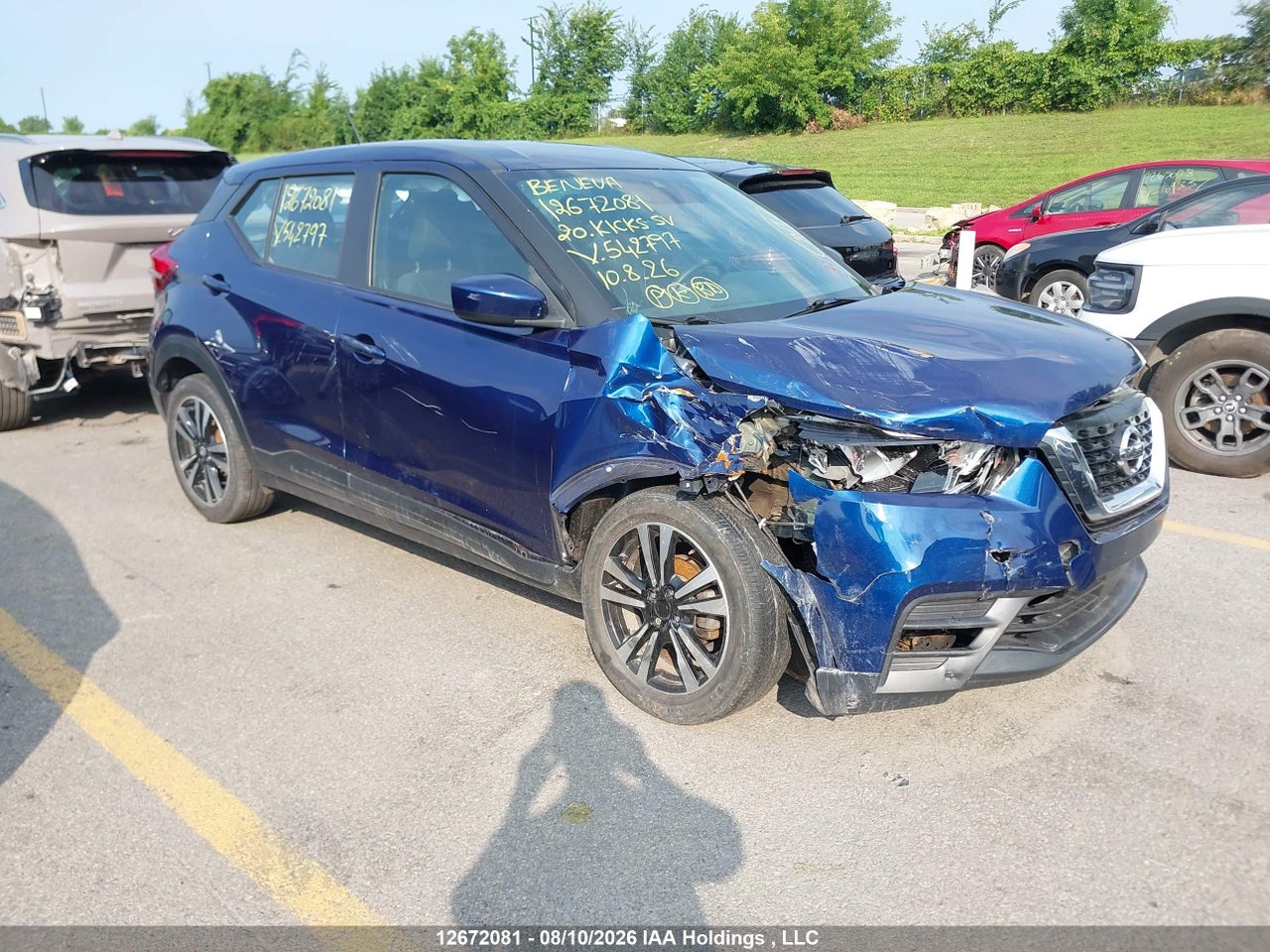 3N1CP5CV5LL542797 · 2020 NISSAN KICKS SV