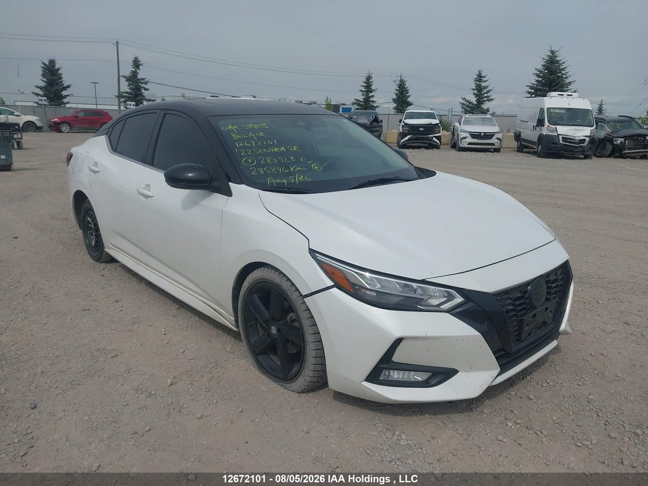 3N1AB8DV4NY283523 · 2022 NISSAN SENTRA SR