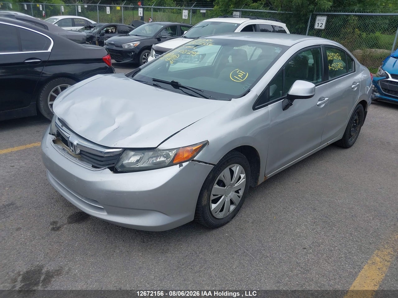 2HGFB2F40CH035293 · 2012 HONDA CIVIC LX · 2/19