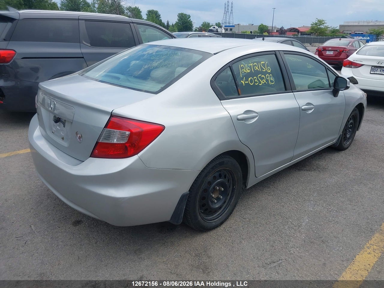 2HGFB2F40CH035293 · 2012 HONDA CIVIC LX · 4/19
