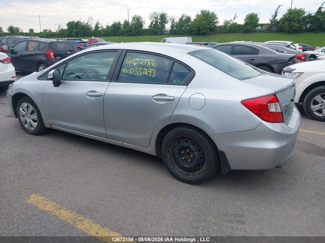 2HGFB2F40CH035293 · 2012 HONDA CIVIC LX · 3/19