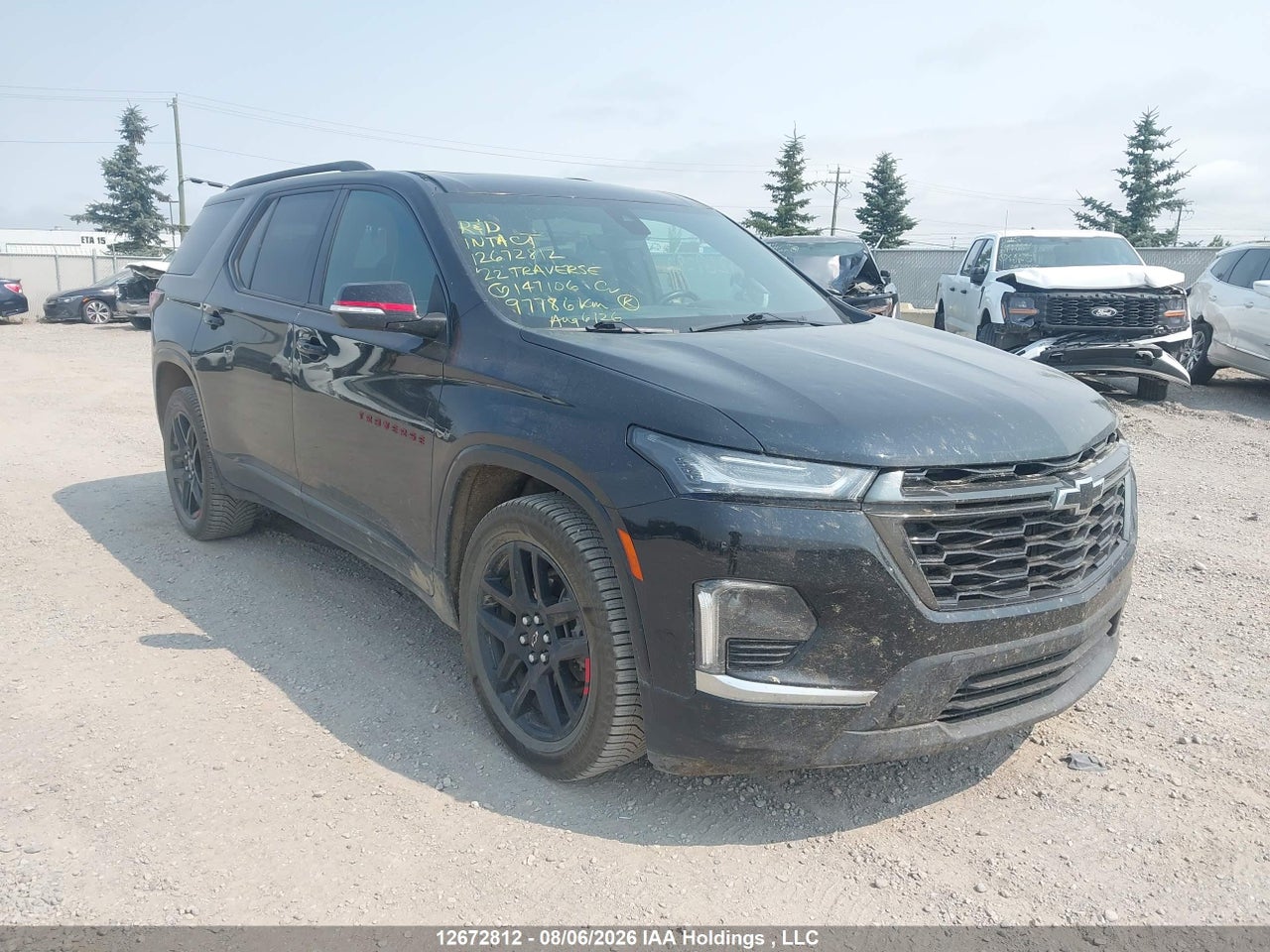 1GNEVKKW7NJ147106 · 2022 CHEVROLET TRAVERSE PREMIER