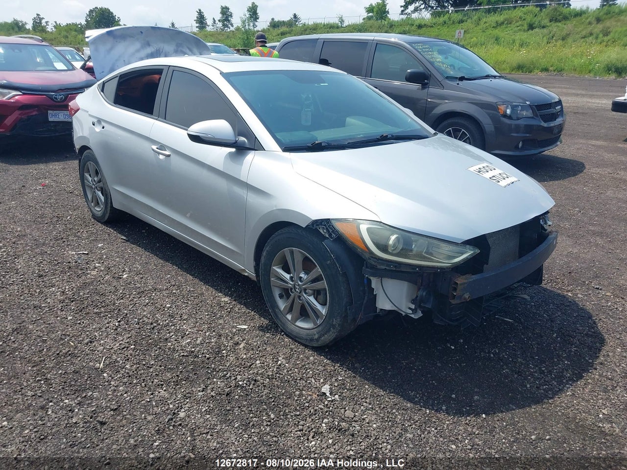 KMHD84LF4JU703883 · 2018 HYUNDAI ELANTRA GL SE