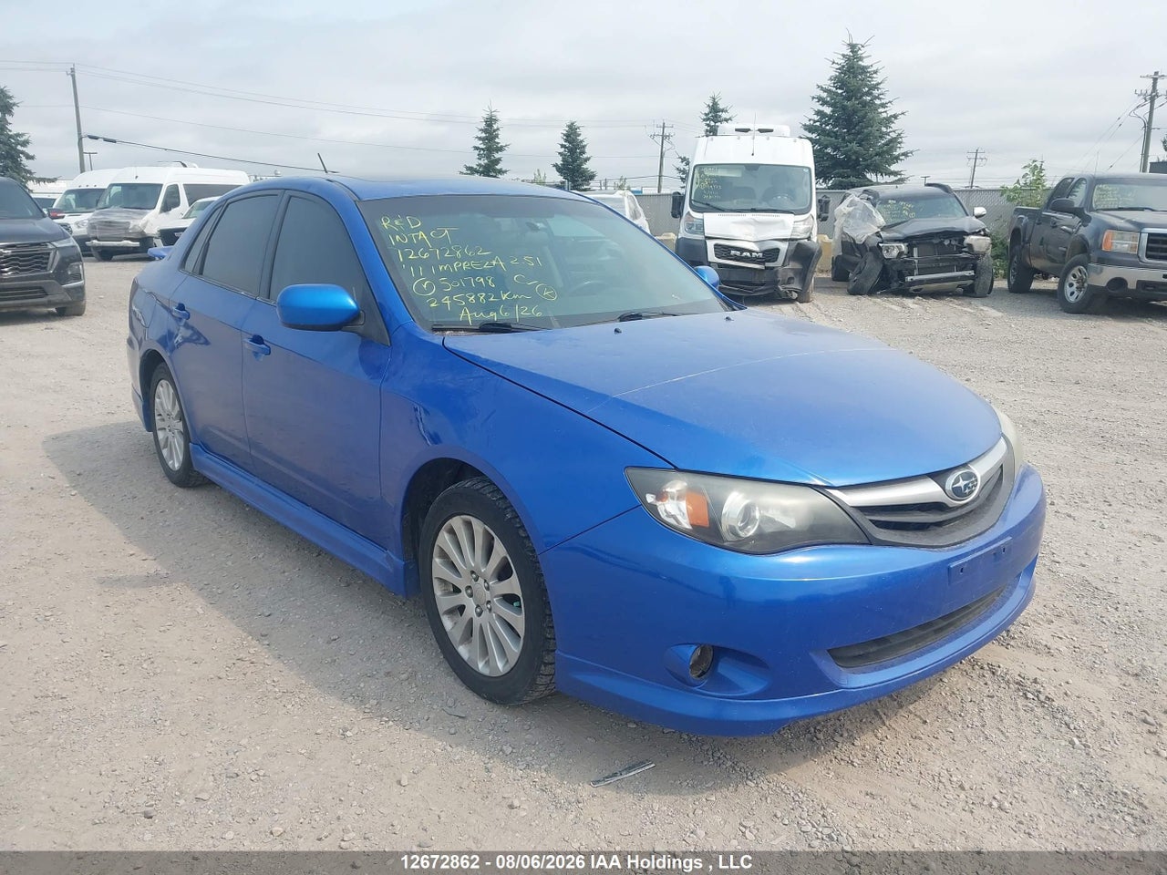 JF1GE6C63BH501798 · 2011 SUBARU IMPREZA 2.5I