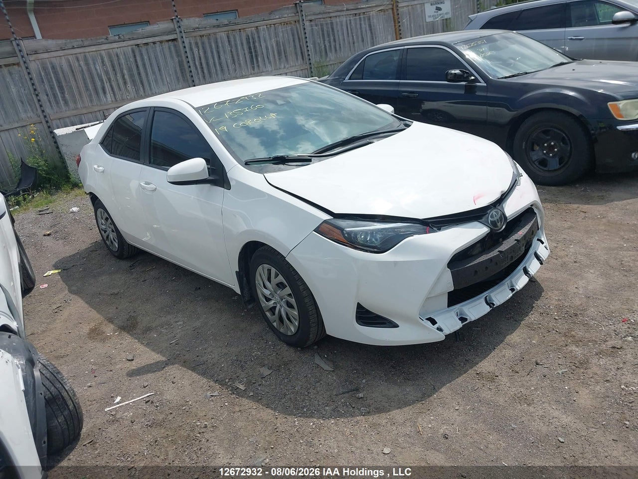 2T1BURHE3KC135760 · 2019 TOYOTA COROLLA L/LE/XLE/SE/XSE