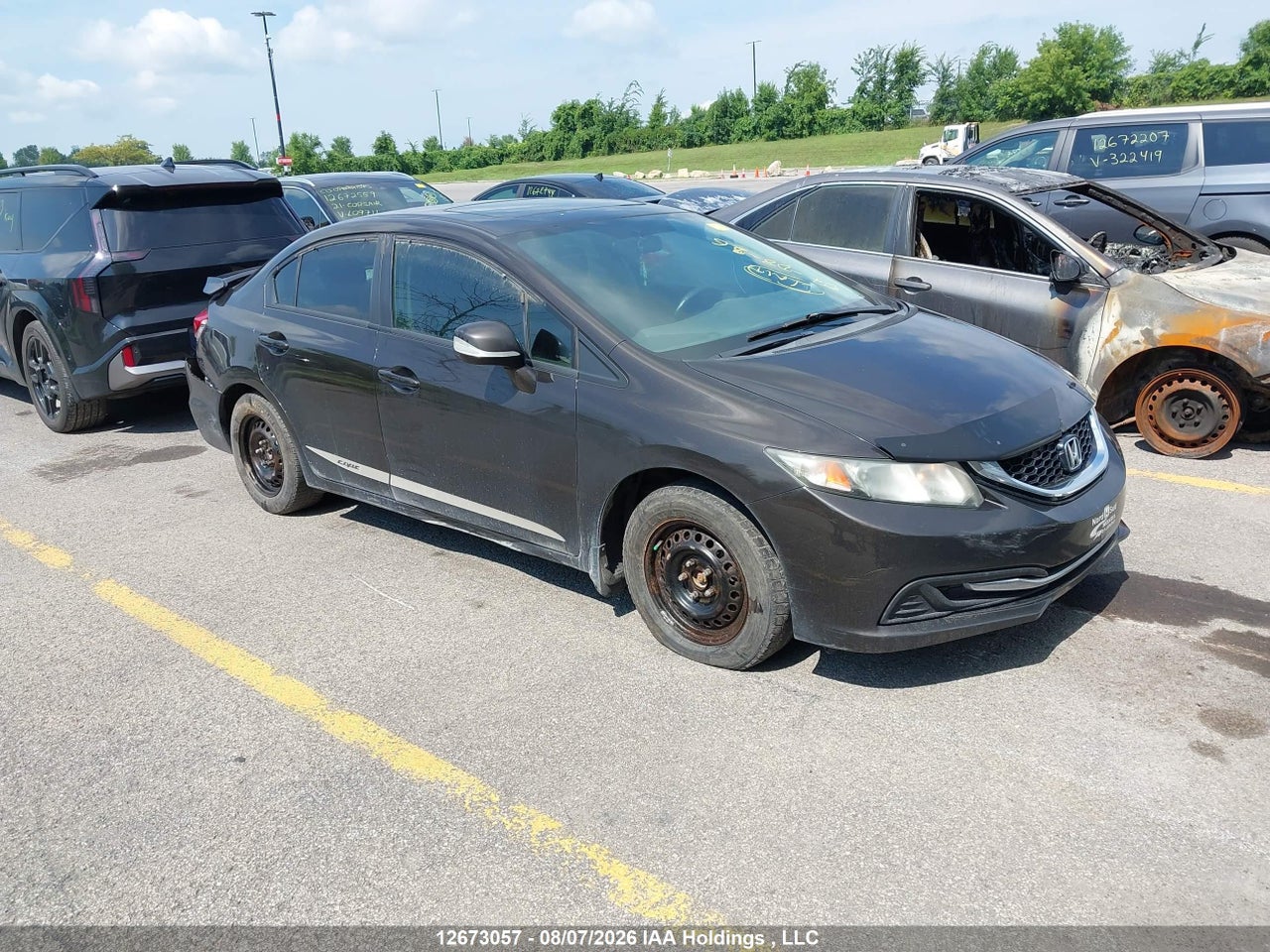 2HGFB2F5XDH009309 · 2013 HONDA CIVIC EX