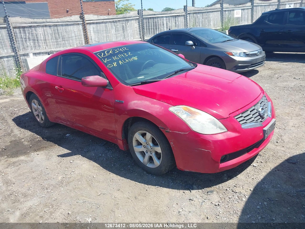 1N4AL24E28C161432 · 2008 NISSAN ALTIMA 2.5 S