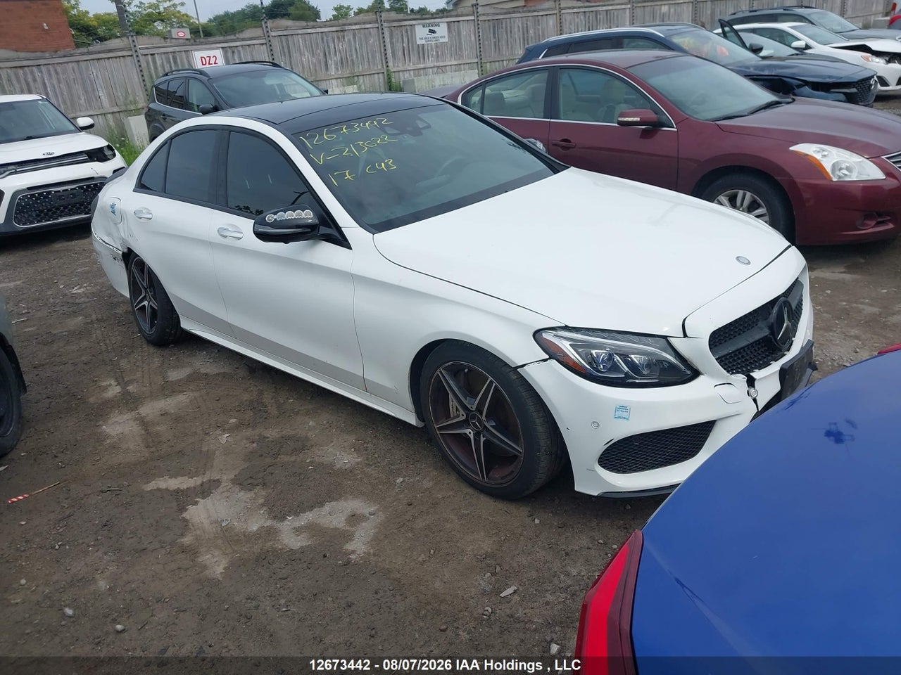 55SWF6EB8HU213022 · 2017 MERCEDES BENZ AMG C 43 4MATIC