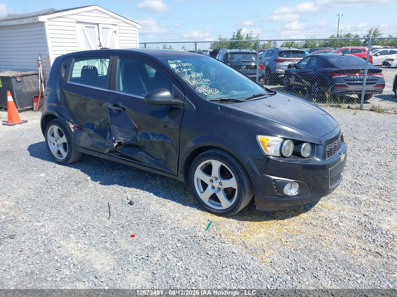 1G1JC6SH9F4182714 · 2015 CHEVROLET SONIC LT