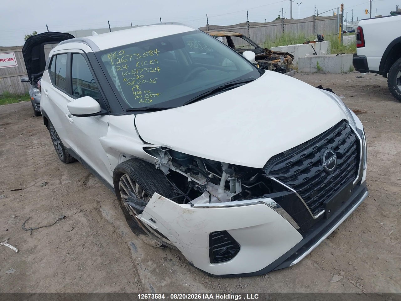 3N1CP5CV1RL517324 · 2024 NISSAN KICKS SV