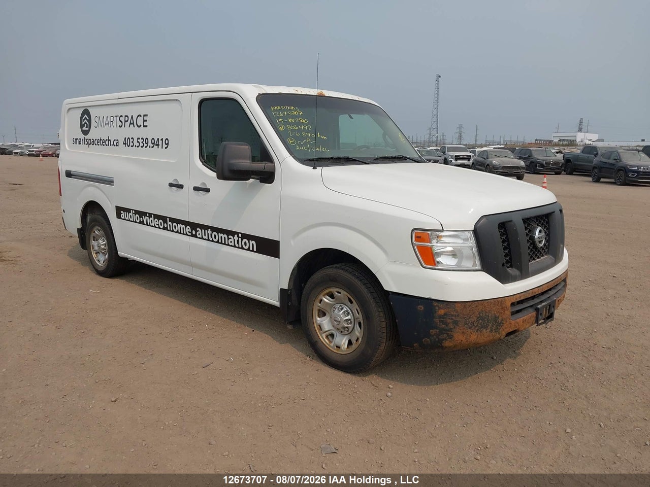 2015 NISSAN NV CARGO NV2500 HD SV V6
