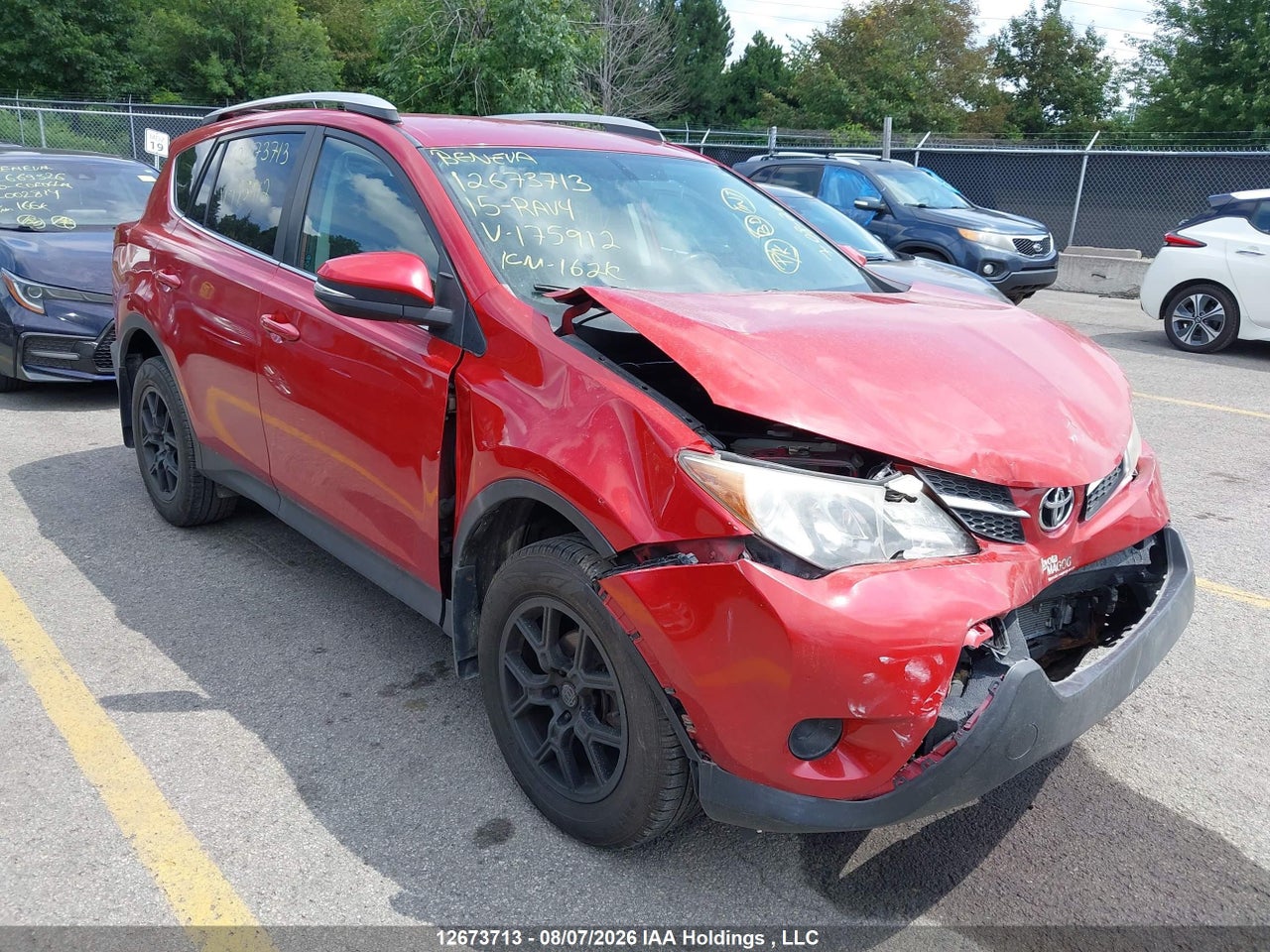 2T3ZFREV1FW175912 · 2015 TOYOTA RAV4 LE