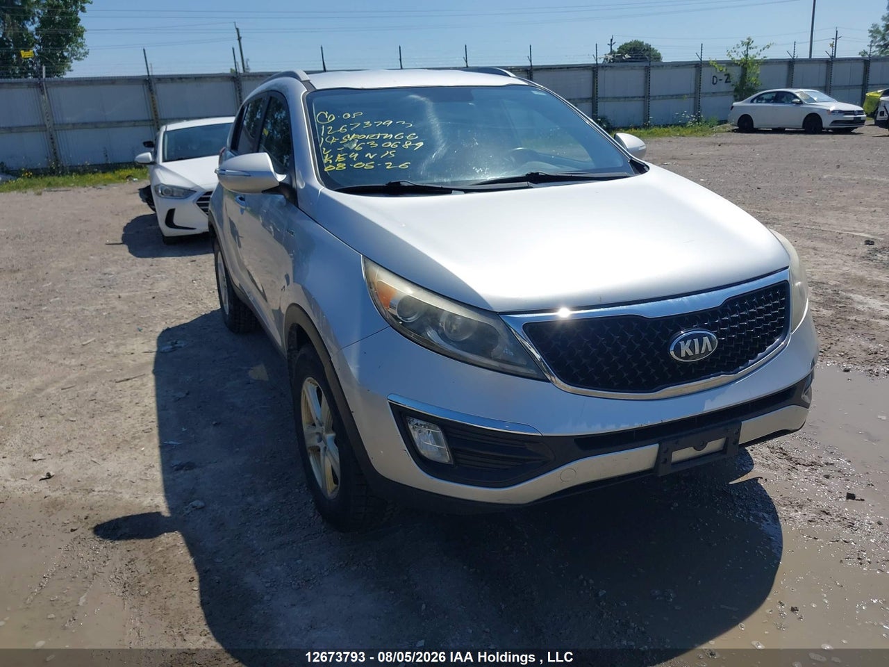 KNDPBCAC1E7630689 · 2014 KIA Sportage LX