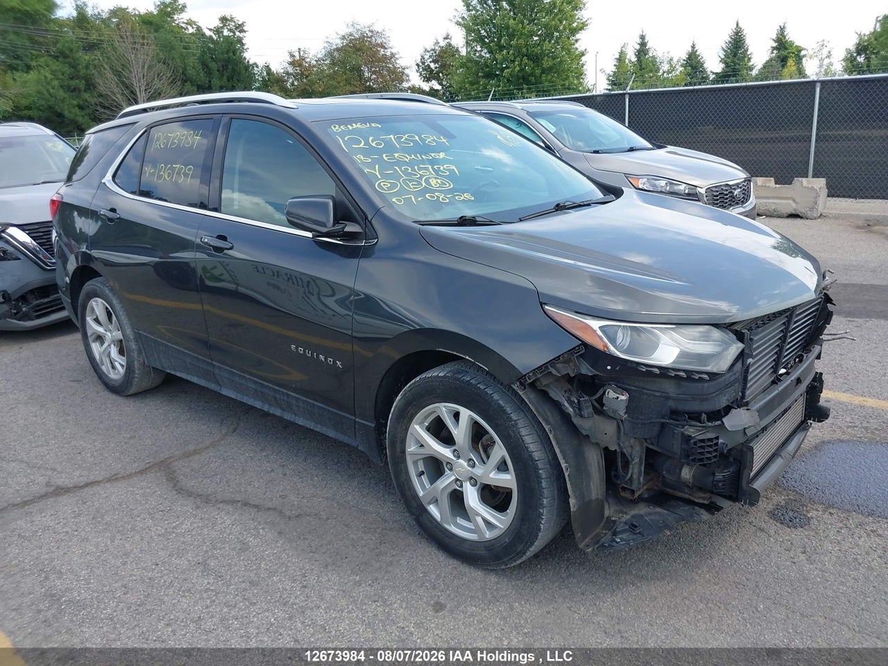 2GNAXTEXXJ6136739 · 2018 CHEVROLET EQUINOX LT