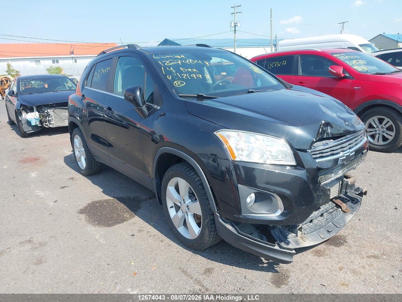 3GNCJSSB3EL121997 · 2014 CHEVROLET TRAX LTZ