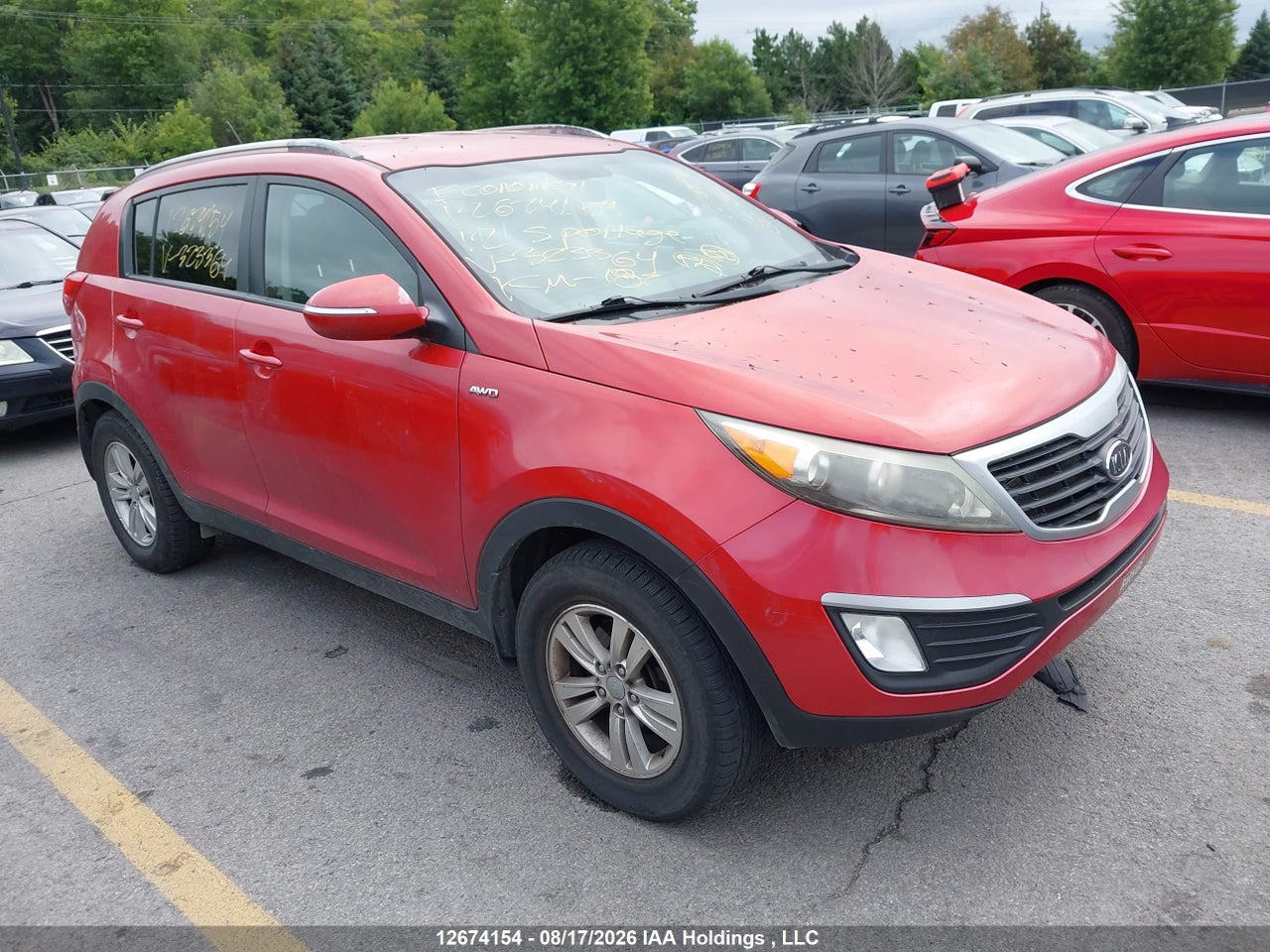 KNDPBCA2XC7323364 · 2012 KIA Sportage LX
