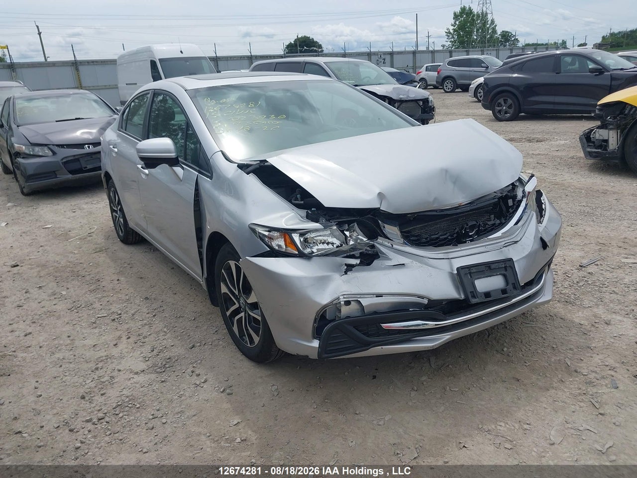 2HGFB2F53FH023930 · 2015 HONDA CIVIC EX