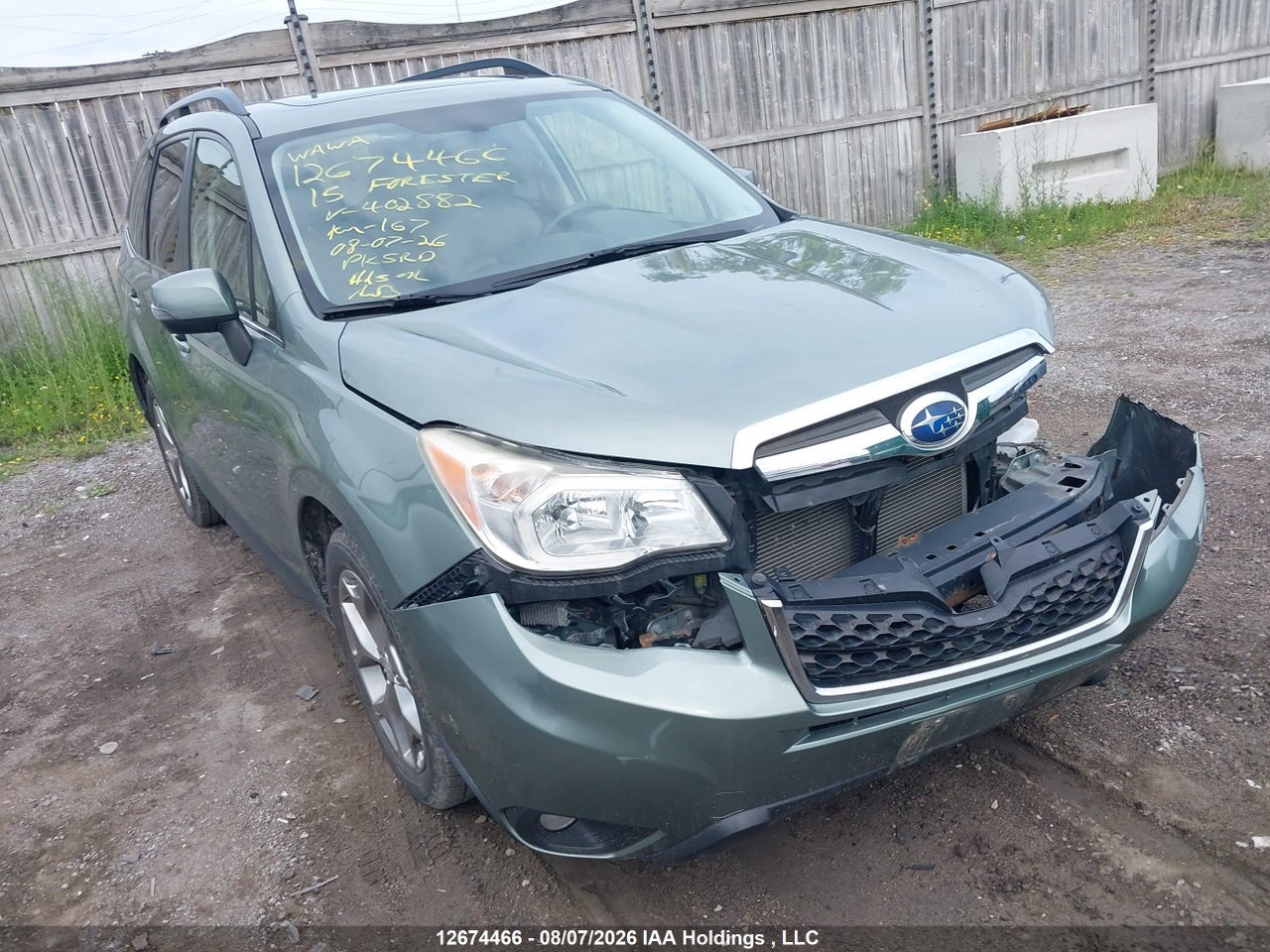 JF2SJCTC7FH402882 · 2015 SUBARU FORESTER 2.5I LIMITED PACKAGE