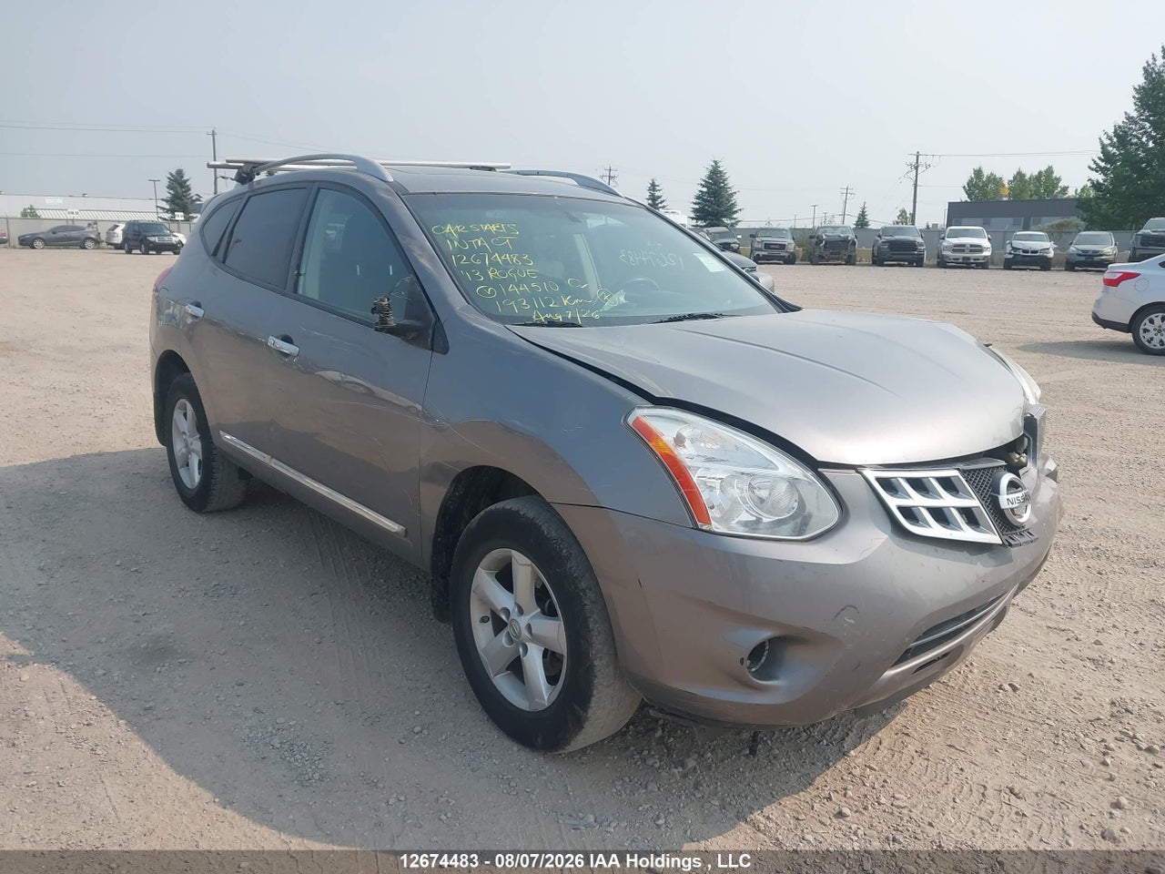 JN8AS5MV5DW144510 · 2013 NISSAN ROGUE S/SV