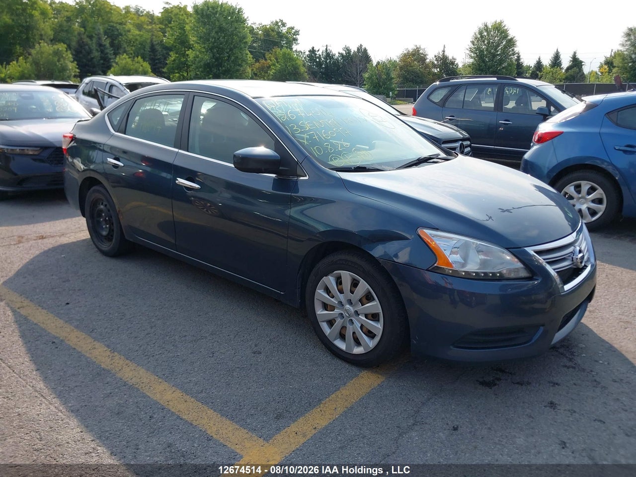 3N1AB7AP5DL716097 · 2013 NISSAN SENTRA 1.8 S/1.8 SV