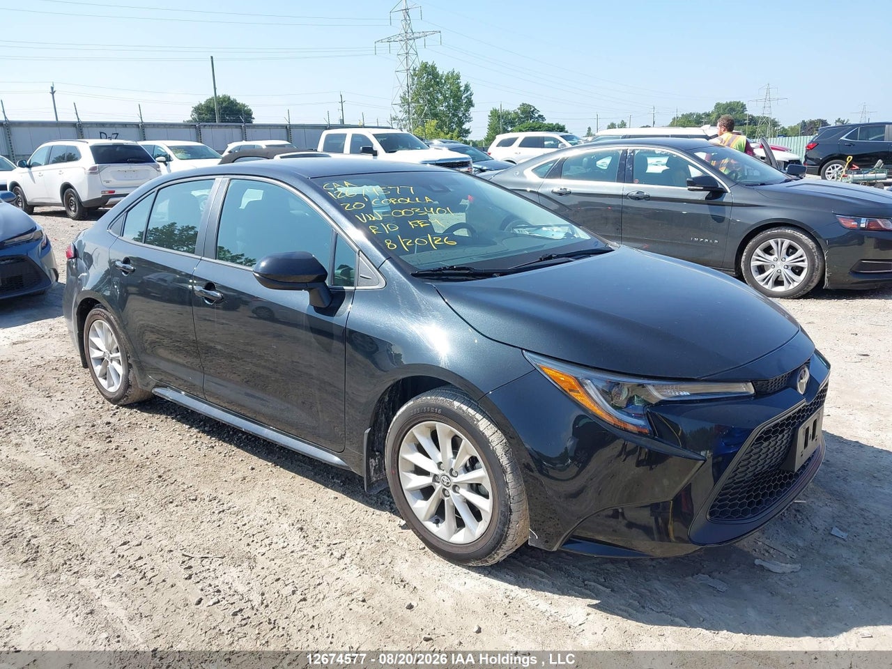 2020 TOYOTA COROLLA LE
