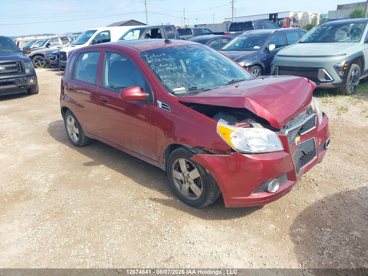 3G1TC6DG9BL148922 · 2011 CHEVROLET AVEO LT