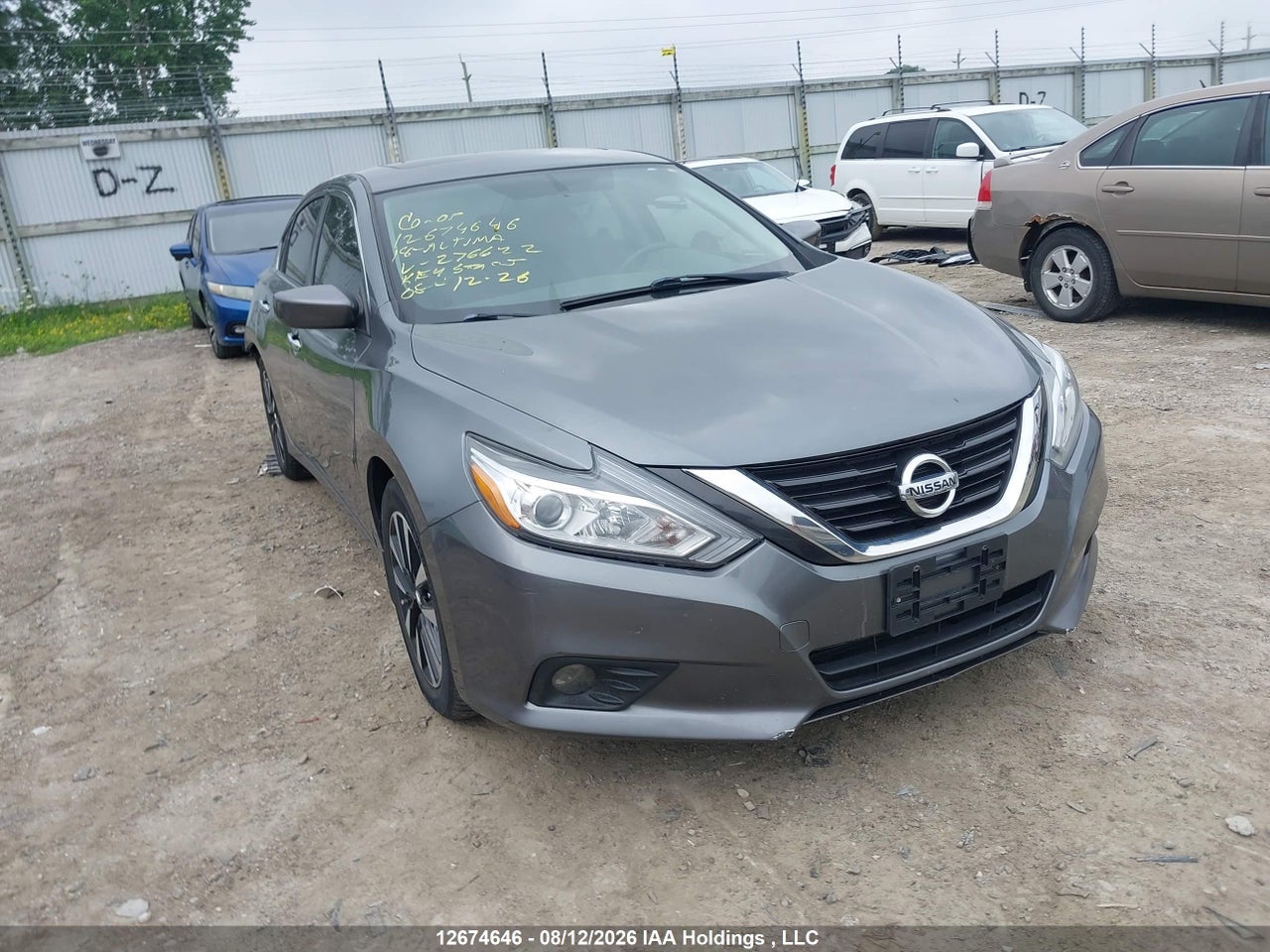 1N4AL3APXJC276622 · 2018 NISSAN ALTIMA 2.5/S/SV/SL/SR