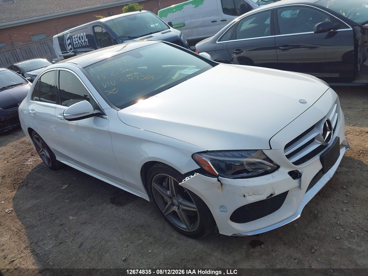 55SWF4KB4FU049564 · 2015 MERCEDES BENZ C 300 4MATIC
