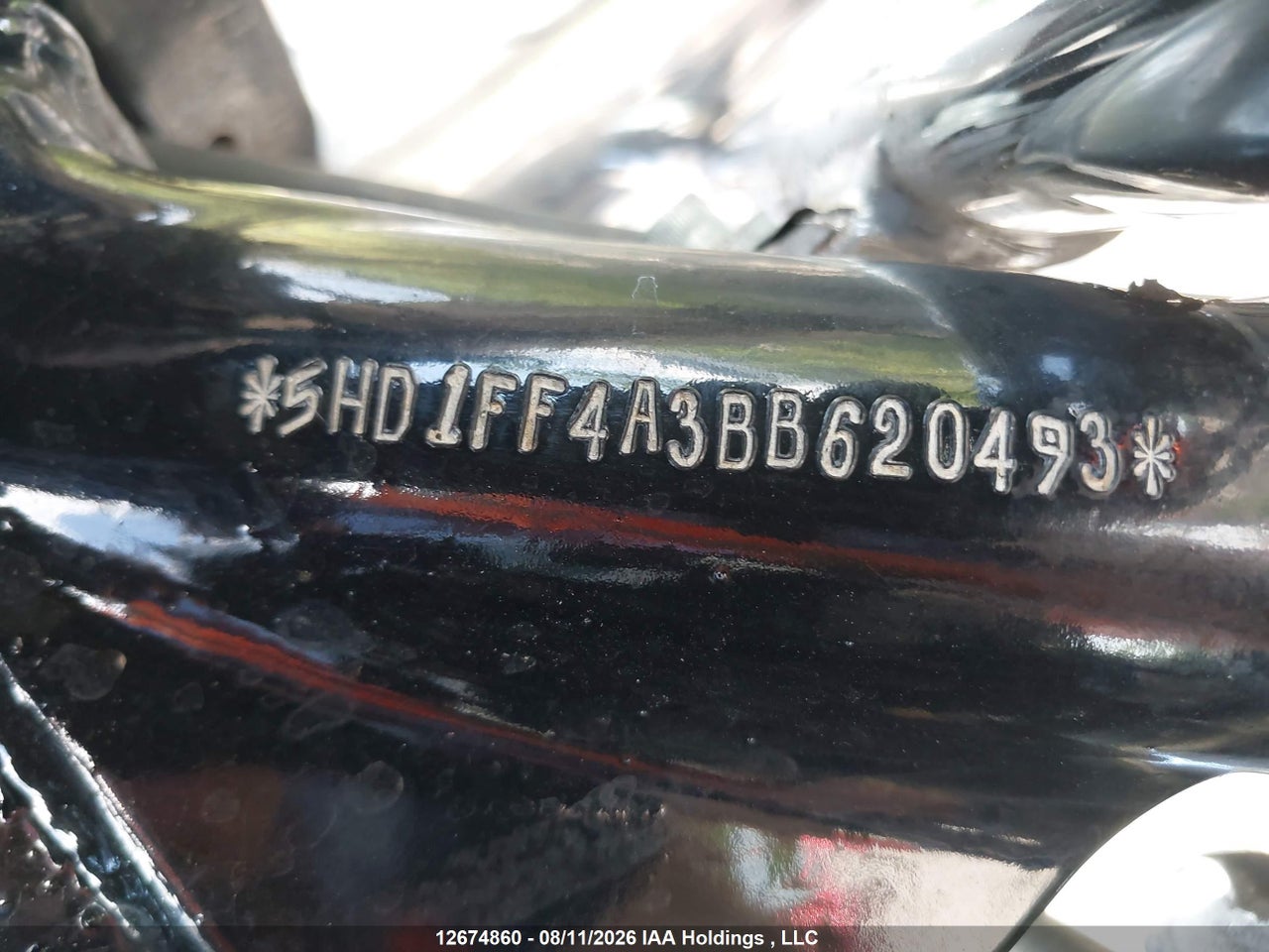 5HD1FF4A3BB620493 · 2011 HARLEY DAVIDSON FLHTC · 10/22