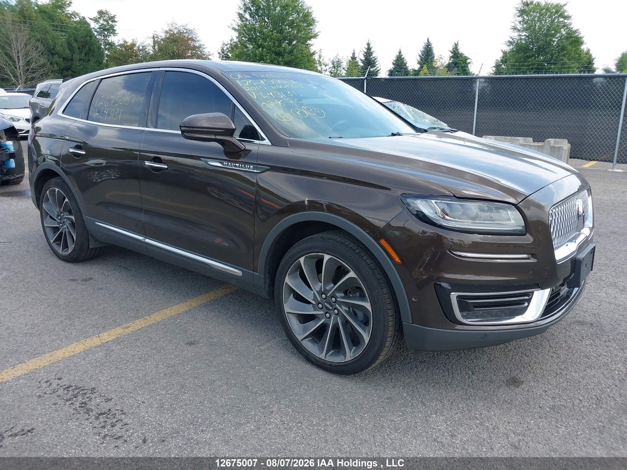 2LMPJ8LP1KBL43131 · 2019 LINCOLN NAUTILUS RESERVE