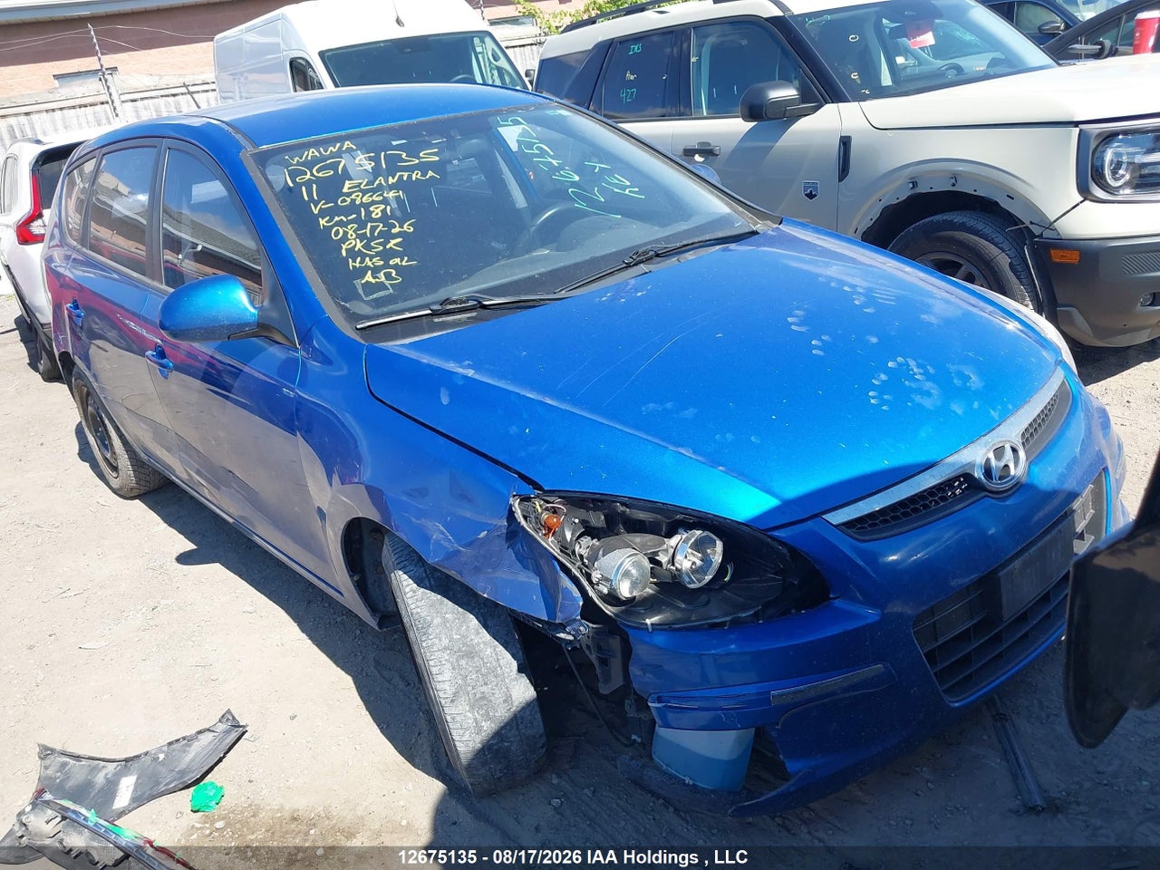 KMHDC8AE3BU086641 · 2011 HYUNDAI ELANTRA TOURING GLS