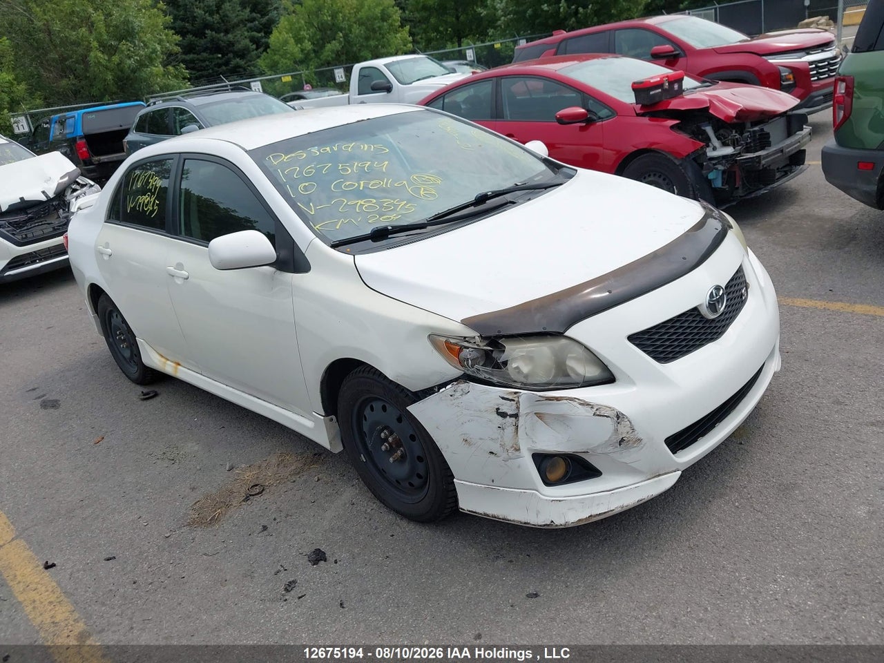 2T1BU4EE8AC298345 · 2010 TOYOTA COROLLA S/LE/XLE