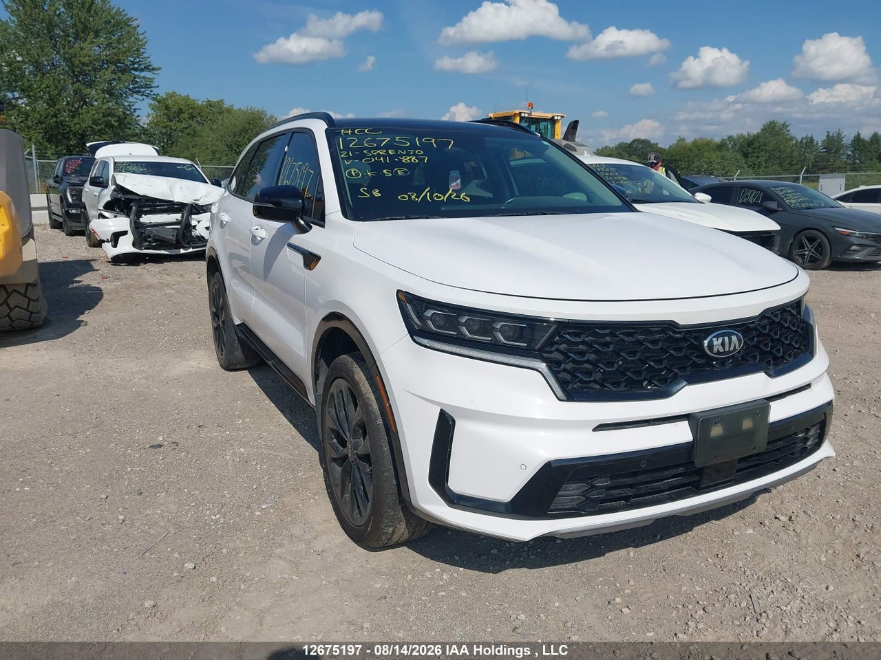 5XYRHDLFXMG041887 · 2021 KIA SORENTO
