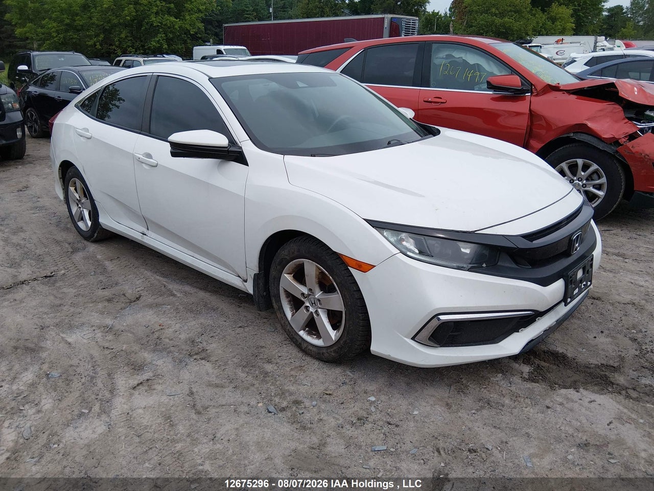 2HGFC2F7XKH002100 · 2019 HONDA CIVIC EX 4DR