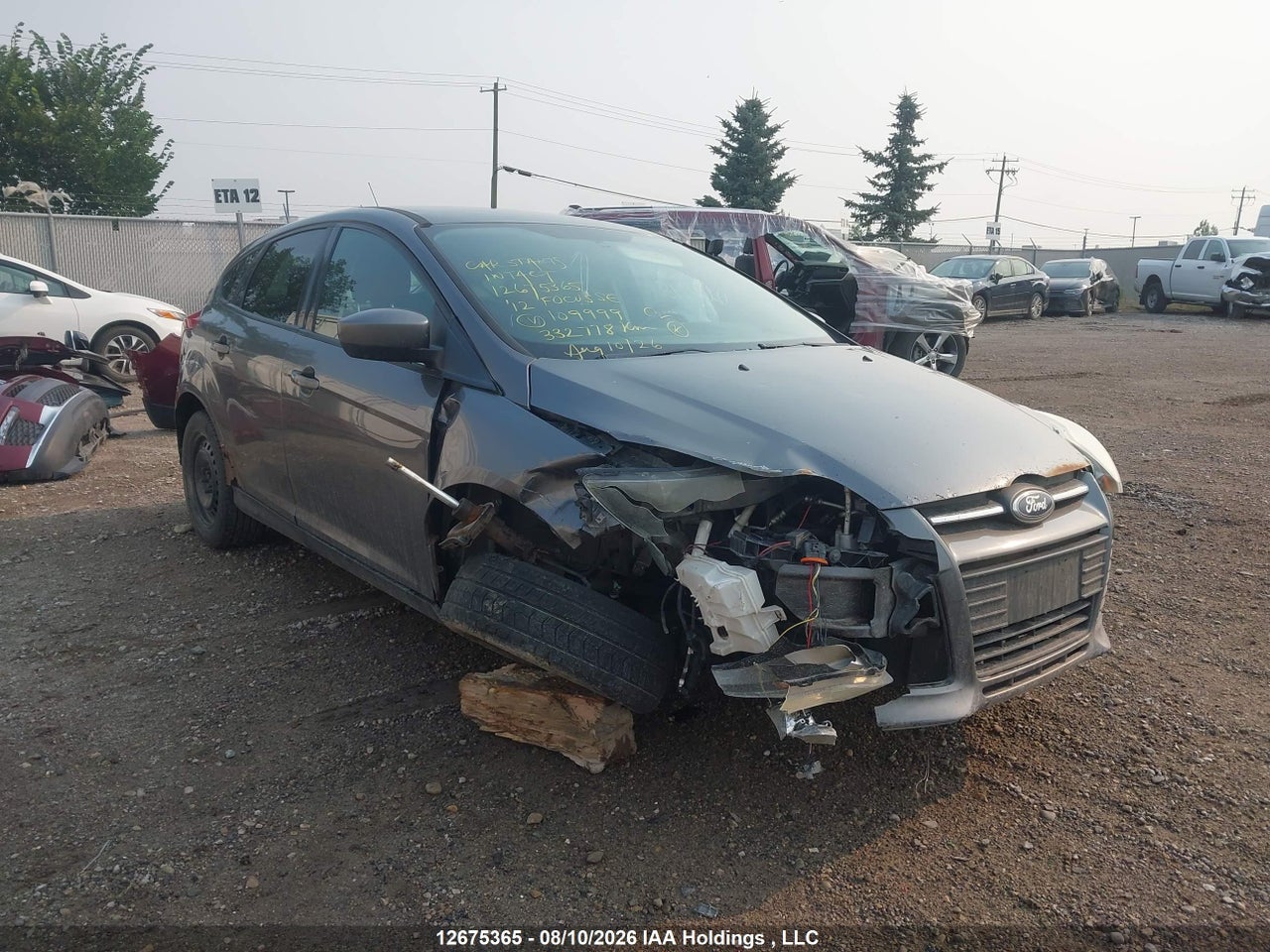 1FAHP3K20CL109999 · 2012 FORD FOCUS SE