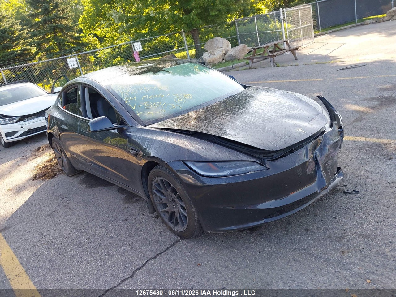 5YJ3E1EB0RF854130 · 2024 TESLA MODEL 3 LONG RANGE