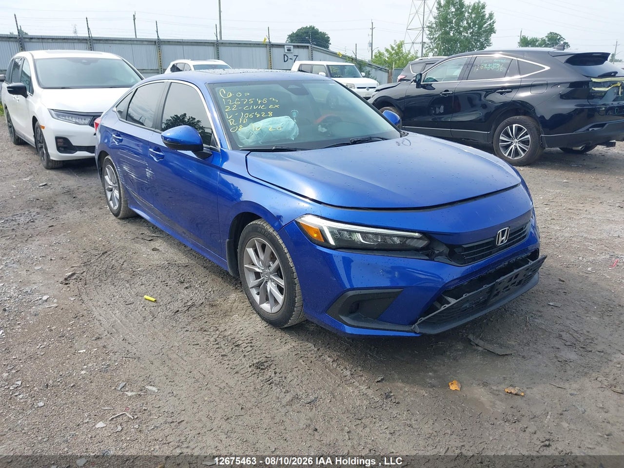 2HGFE2F30NH106428 · 2022 HONDA CIVIC EX 4DR