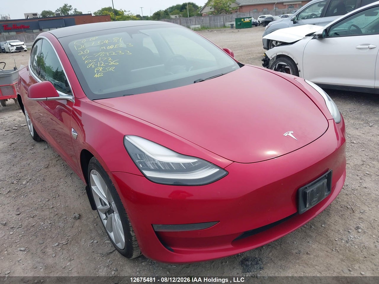5YJ3E1EB3LF789233 · 2020 TESLA MODEL 3 LONG RANGE