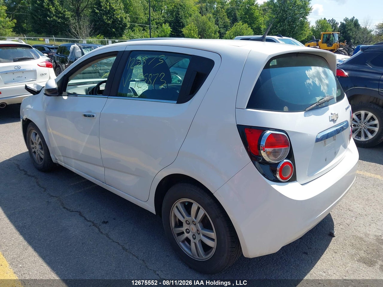 1G1JC6EH9C4125873 · 2012 CHEVROLET SONIC LT · 3/21