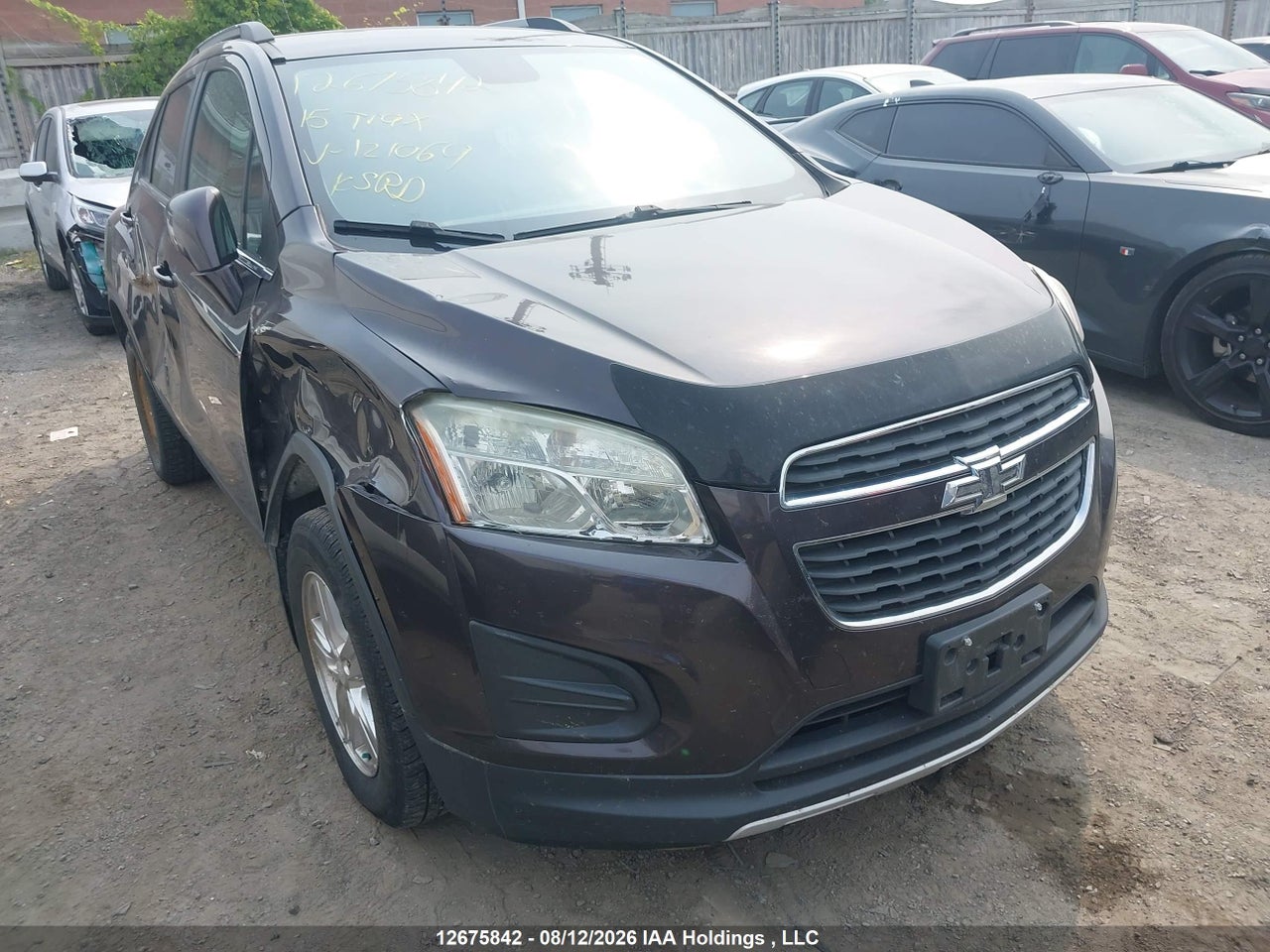 3GNCJSSB4FL121069 · 2015 CHEVROLET TRAX 2LT