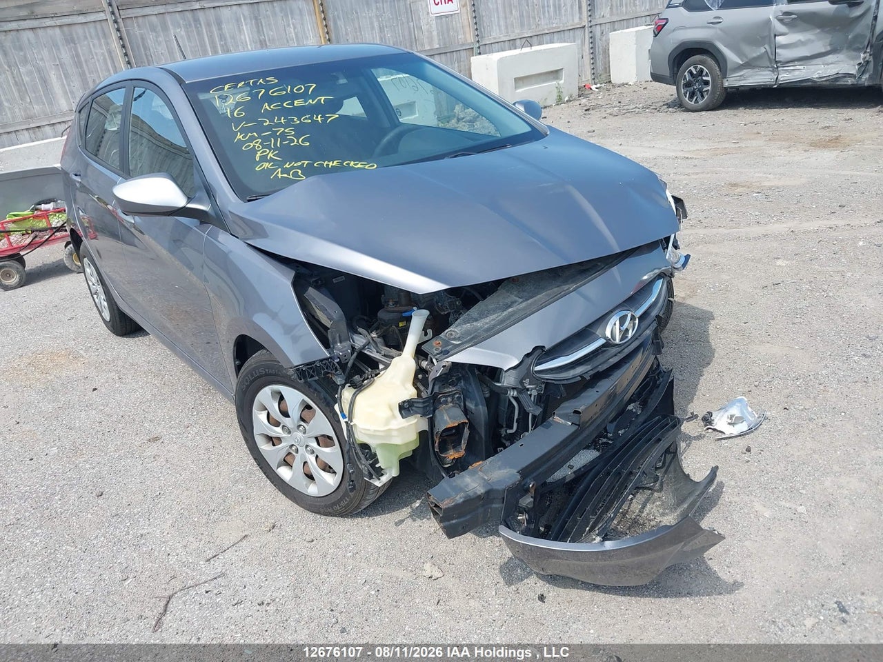 KMHCT5AEXGU243647 · 2016 HYUNDAI ACCENT SE