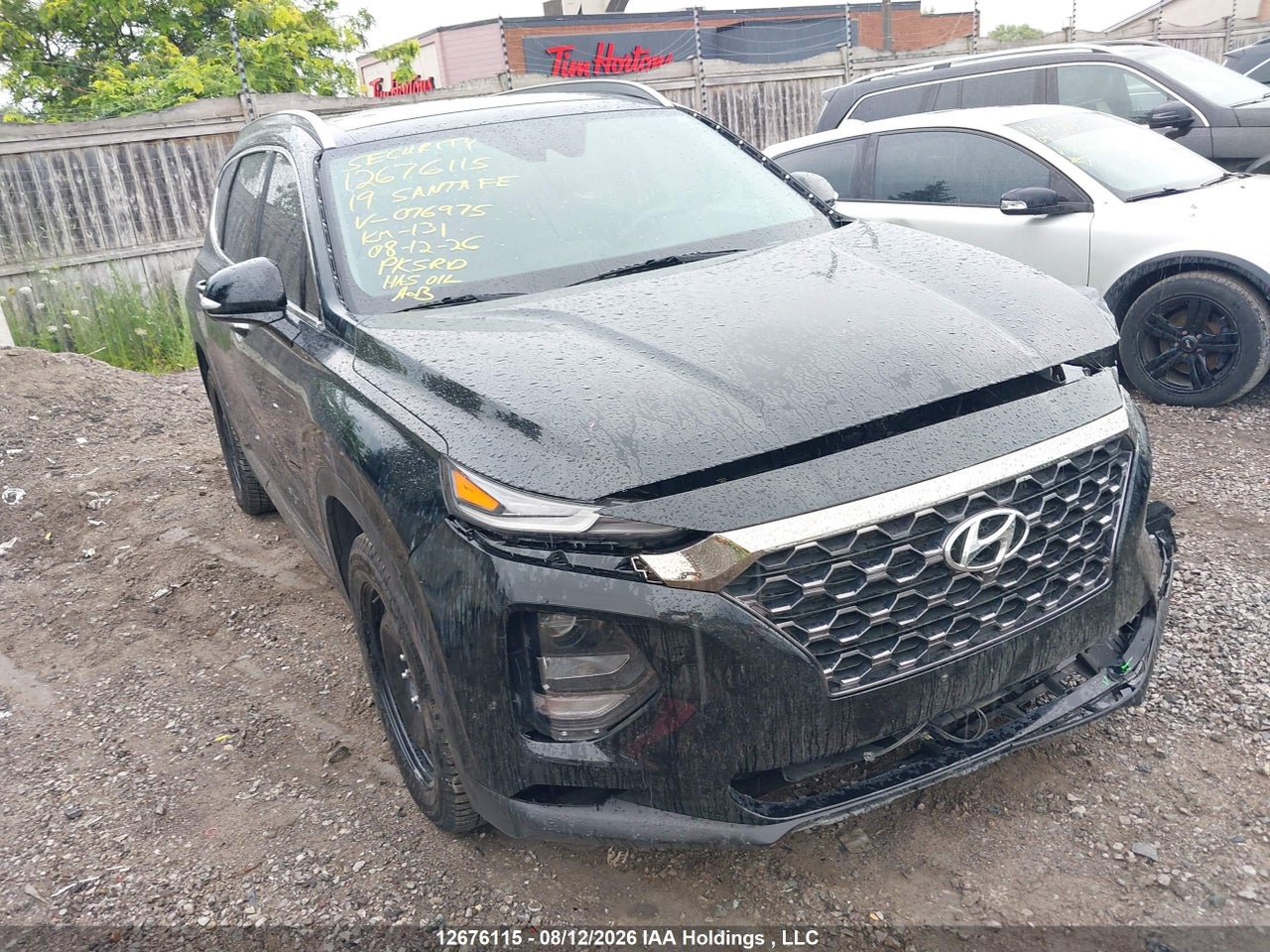 5NMS3CAA0KH076975 · 2019 HYUNDAI SANTA FE LUXURY