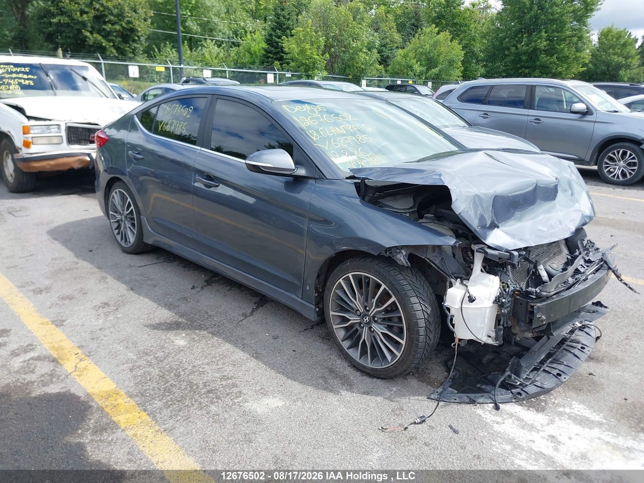KMHD04LB1JU687985 · 2018 HYUNDAI ELANTRA SPORT
