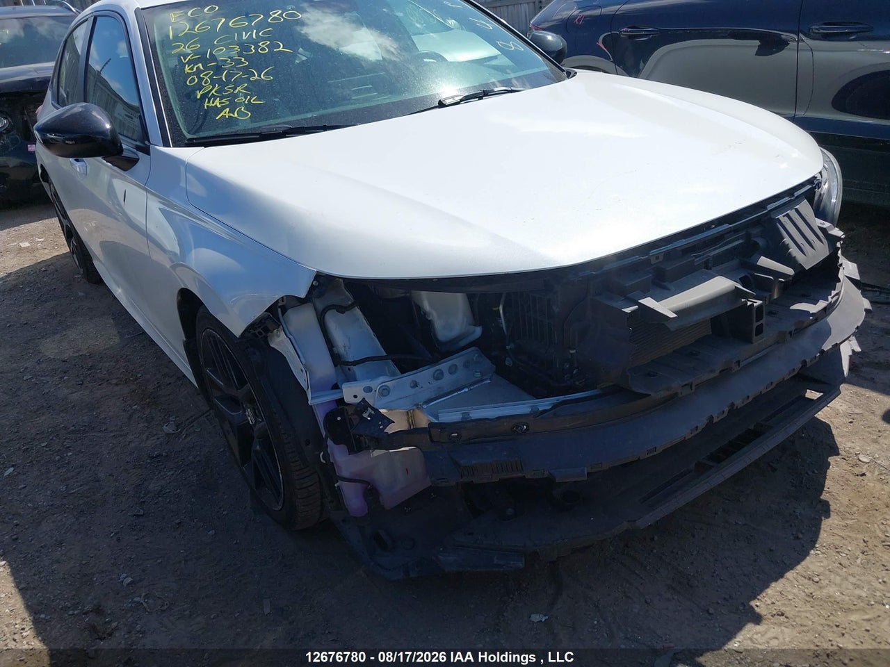 2HGFE2F50TH103382 · 2026 HONDA CIVIC · 6/20